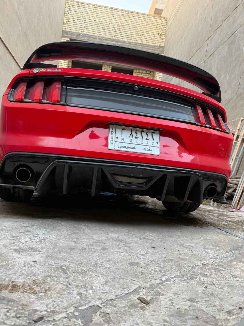 موستنك موديل 2015سته سلندر  ماشيه 92  وقابل للزياده

السعر(147)بيه مجال اي نقص يطلع بسياره واكع من ضمن السعر تدللون عليه 

.. كشنات كهربائي 

تدفئه 

تشغيل عن بعد 

تحكم ستيرن 

مثبت سرعه 

تبريد منظومه جديده   

تاير تخم جديد  

منظومه زنون كامله 

 

بنيد محدث شيلبي" دعاميه محدثه شيلبي 

أدامه غرفه حتراق بل كامل 

ضربته جاملغ ايسر  + بيها صبغ باب السايق وجاملغ الخلفي فقط صبغ ايرباك سليم نفس الصفحه  مثل مموضح بالصوره  

 

فيت بم ريسنك

بلكات ريسنك  

مكينه قويه وخير من الله " السياره مال بيت

مكان السياره بغداد شارع فلسطين الاستفسار *********** بغداد, العراق
