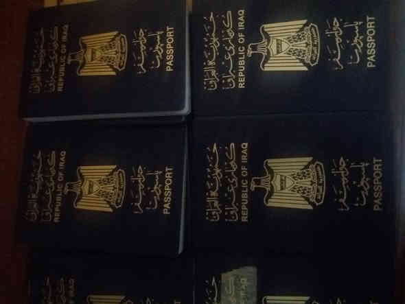 على بركة الله تعالى بدءنا باستلام جوازات 
العمره المفرده لشهر  رجب المبارك بتاريخ 26__12  جوا  من مطار بغداد سارع بالتسجيل وتسليم الجوازات ***********
