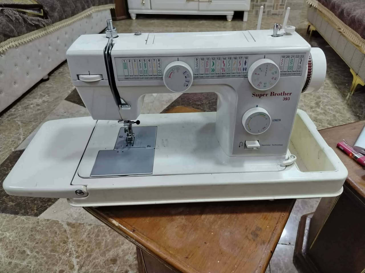 مكينة خياطه براذر نظيفه شغاله  ع الفحص باقي تفاصيلها بالصور


**إذا كنت صاحب هذا الإعلان وتريد حذفه لأي سبب، رجاءا أرسل رسالة إلى الدعم الفني**