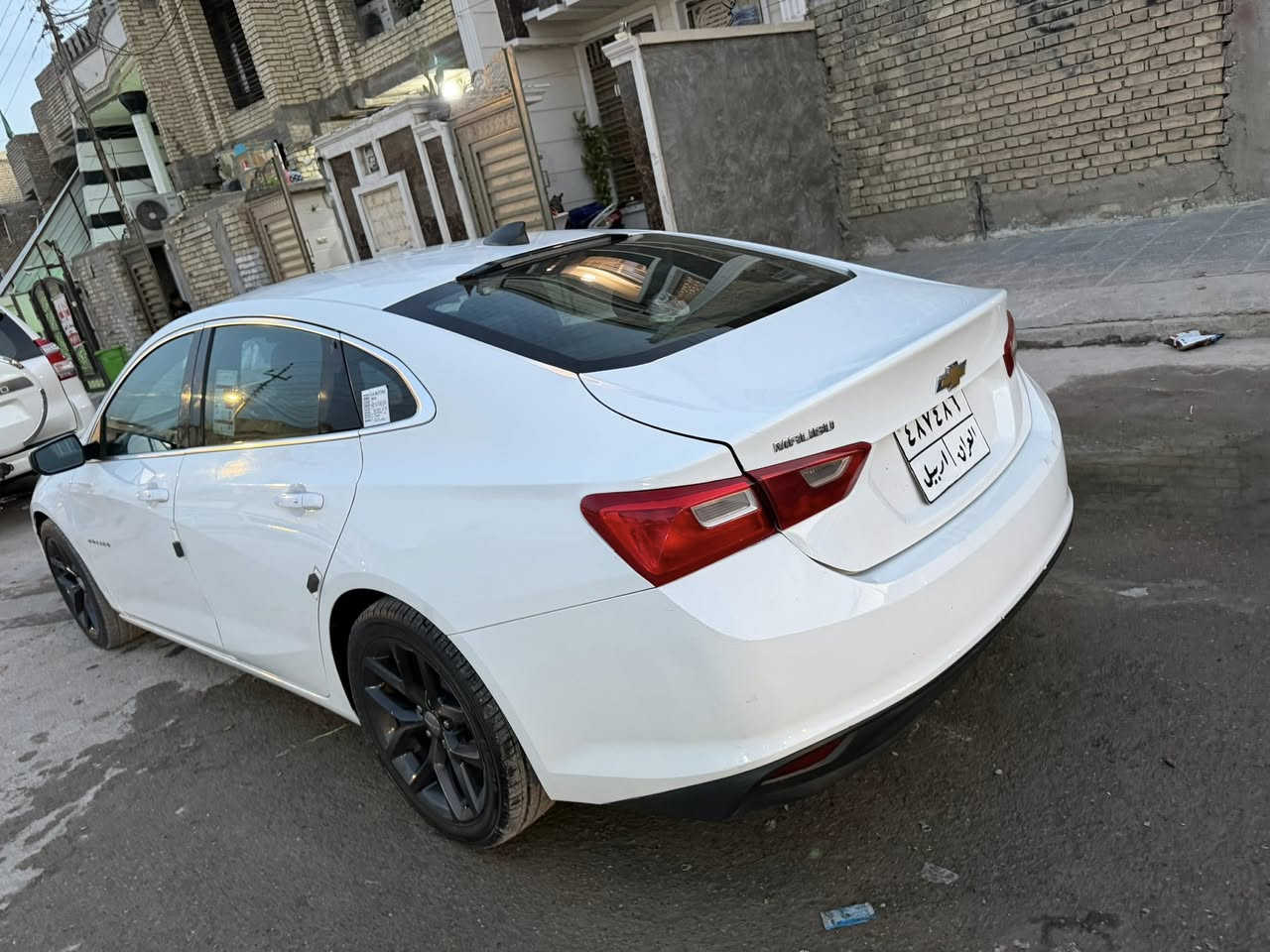 ماليبو للبيع موديل 2017 سياره وارد امريكي حادثة  جاملغ بدون دواخل والباقي مكفولة سيارة جديدة موصفات بصمة شاشة محرك كير مكفولات سيارة جاهزة رقم اربيل تريد وكالة تريد تحويل سعر 83 ورقه مكان سيارة بغداد الرصافة رقمي ‭0773 440 2213‬
