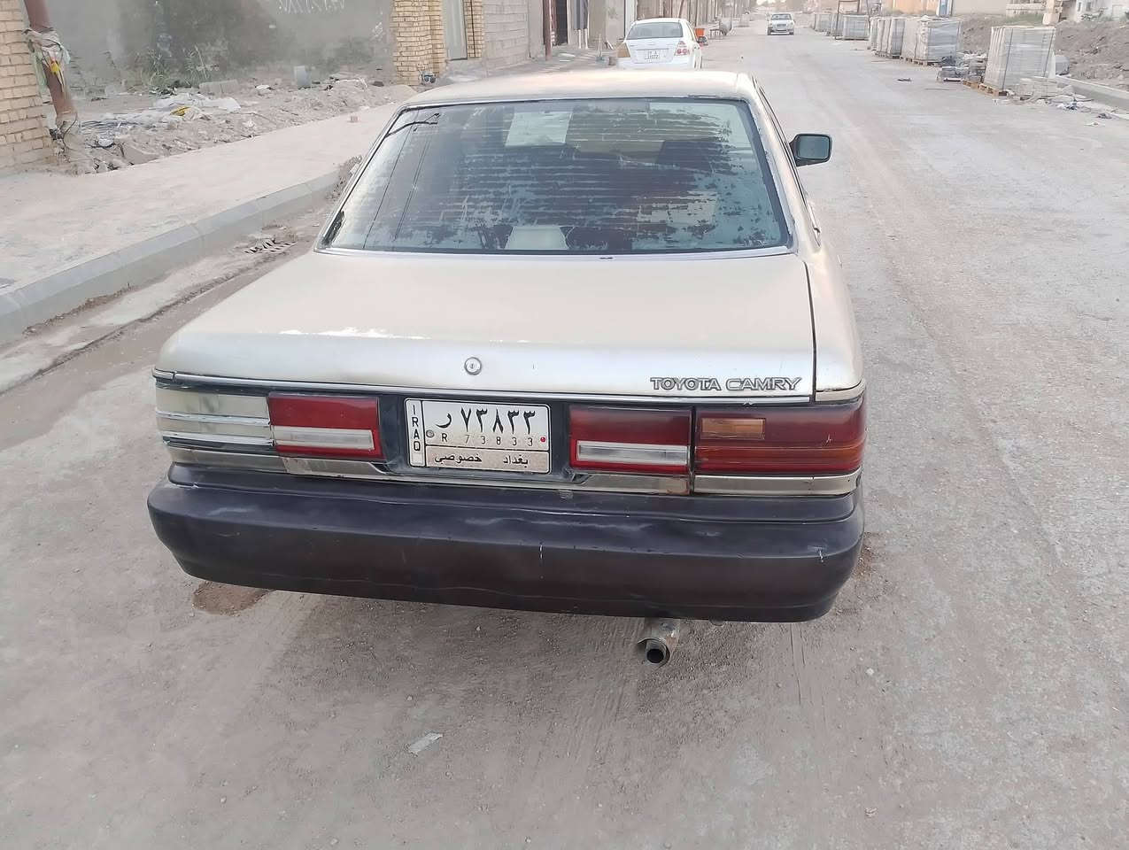 يا الله سلام عليكم كامري موديل 1992رقم بغداد تحويل ثاني يوم
محرك ابو جف كير اتماتيك سياره مكفوله كفاله عام من الضرب والكص ونقل سيره بلادي كهربائيات كلها شغاله 
تخم تاير جديد صدر جديد بيها بس الباور موزين 
سياره جاهزه واسط نعمانيه السعر 22بيه مجال حك الجيه 
***********
***********
