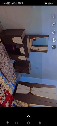 غرفة خشب • 9 قطع • نضيفه 100%