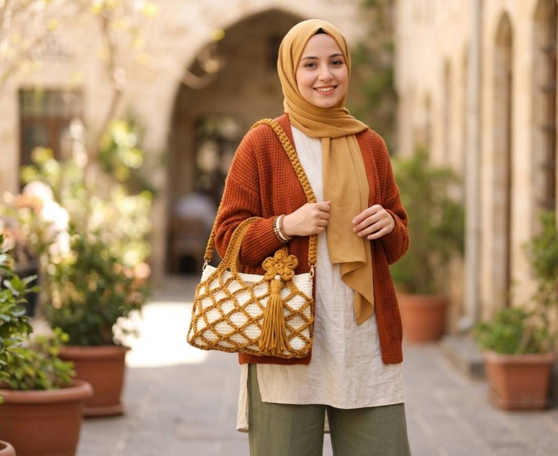 لمسه فن ..بغرزة وسنارة ✨
حقيبه جديدة  تليق بك لتكملي بها. اناقتك
عليها عرض   كميه محدودة جدا
 للطلب والاستفسار _خاص 
يمكن تنفيذها بغير الوان 🌹🌹🌹
متوفر #توصيل _كل المحافظات


**إذا كنت صاحب هذا الإعلان وتريد حذفه لأي سبب، رجاءا أرسل رسالة إلى الدعم الفني**