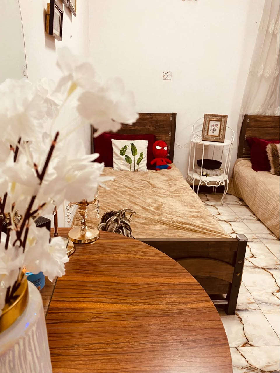 غرفة نوم تركي سريرين تكمة وكلش نظيفة الكنتور مالتها قفاله شغاله مكاني بغداد حي الجهاد السعر ٤٥٠ للاستفسار واتساب او اتصال (***********) بغداد, العراق
