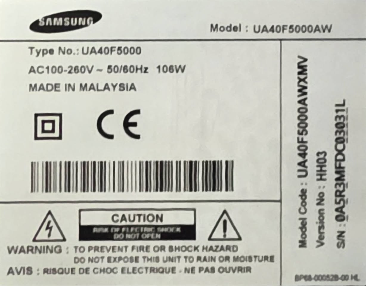 تەلەفزیۆنی سامسۆنگی ئەسڵی
شاشە ٤٠
فول ئێچ دی
زۆر تازەیە و بێ کێشەیە
تەنها ٢ شوختی بەسیتی هەیە و بە ئیشکردنەوە زۆر دیار نین

١٣٥ هەزار
سلێمانی
0771 499 9096
