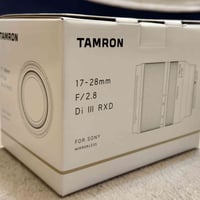 🚨 للبيع عدسة تامرون جديدة تقريبا 🔥 Tamron 17-28mm F/2.8 Di III RXD (Mo...