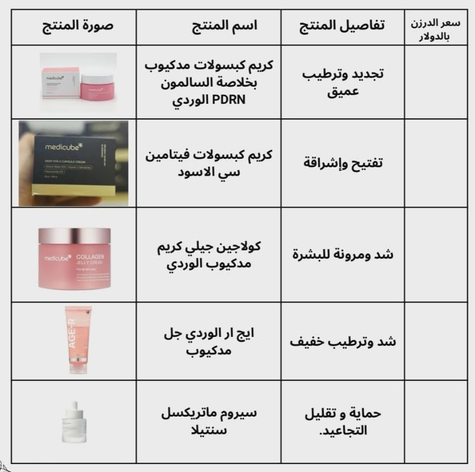 السلام عليكم
التواصل وات ساب فقط لا ارد على الفيس
لدية مجموعة من منتجات العناية بالبشرة شرط الأصلية واذا مو الأصلية ترجع فلوس المشتري عن طريق التحويل ما اكول افحص كبال المندوب عندي ثقة كاملة بمنتجاتنة الله يشهد استيراد خاص وكلهة أصلية من عدة مناشئ
الي تشتري تكول رحم الله والديك على هاي المنتجات متأكد
الأسعار ما مكتوبة اختاري الصورة واني ادزلج كل تفاصيلهة واسعارها
والتوصيل كل 4 قطع مجاني
***********
