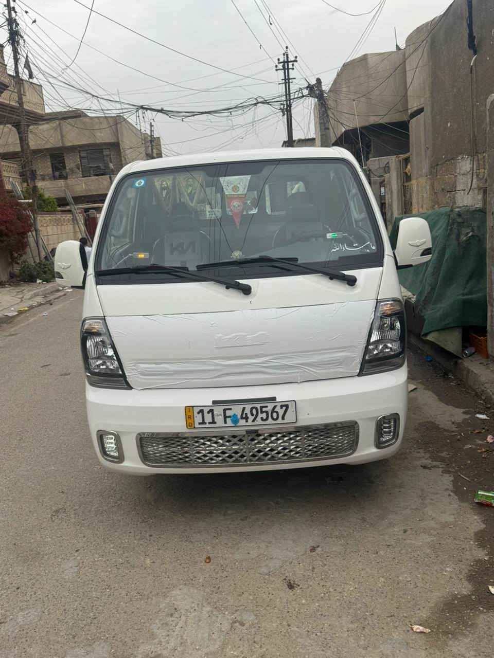 سلام عليكم كيا بنكو للبيع
المنشأ /KOREA
الموديل/ 2025
عداد المسافه/27 الف
الضرر/كفاله عامه فقط شخط باب سايق
ناقل الحركه/✅
محرك/2700✅
شواصي/✅
اكسل/✅
الارقام/ بغداد/ حمل✅
الغرفه✅ دوشمه عام
العنوان بغداد زعفرانيه ***********
