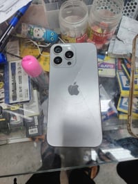 هاتف 15 pro max ذاكره 256 شغال بس اكو خلل بالبورد شريحه عاطله شاشه مبد...