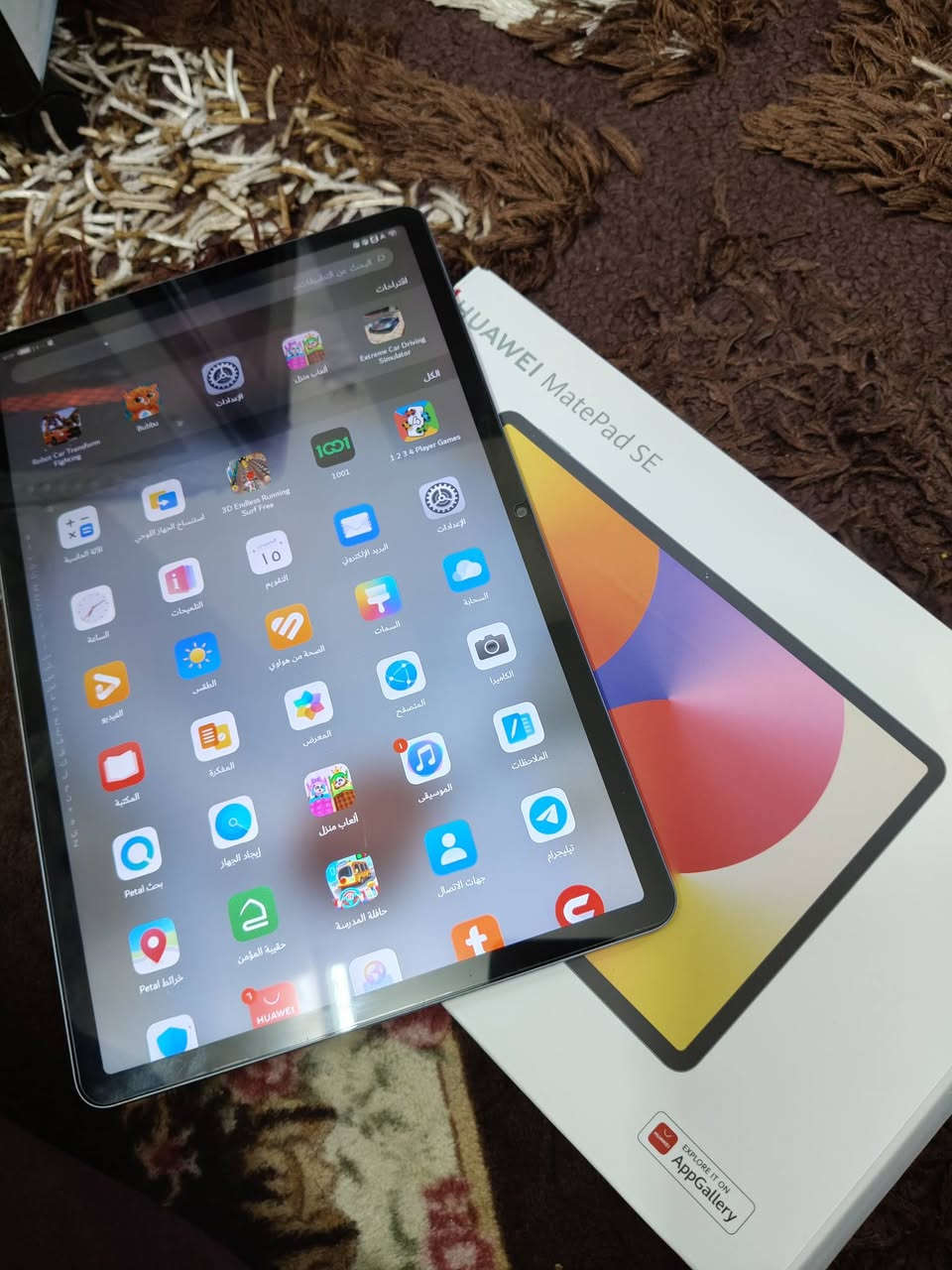 ايباد هواوي ميت 11
جهاز كلش نضيف استعمال قليل السعر 180 
ذاكرة 128
عشوائية 6 مع حافضة مكاني جكوك ***********
