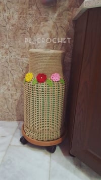 غطاء كبسول غاز • حياكة يدوية • توصيل خانقين