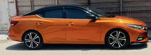 نيسان سنترا 2022 فئة  SR فول مواصفات 
رقم بغداد 

لونين سقف اسود بلادي مع لون مميز مشمشي
سلايد 
تشغيل بصمة
تشغيل عن بعد 
كشنات جلد 
كشنات وستيرن D تدفئة 
كاميرات 360 درجة 
ويل 18 سبورت 
رادات امامي وخلفي وجانبي
نقطة عمياء 
كت سبورت بلادي
محرك 2000
ماشية 32 الف
السعر 125
***********
