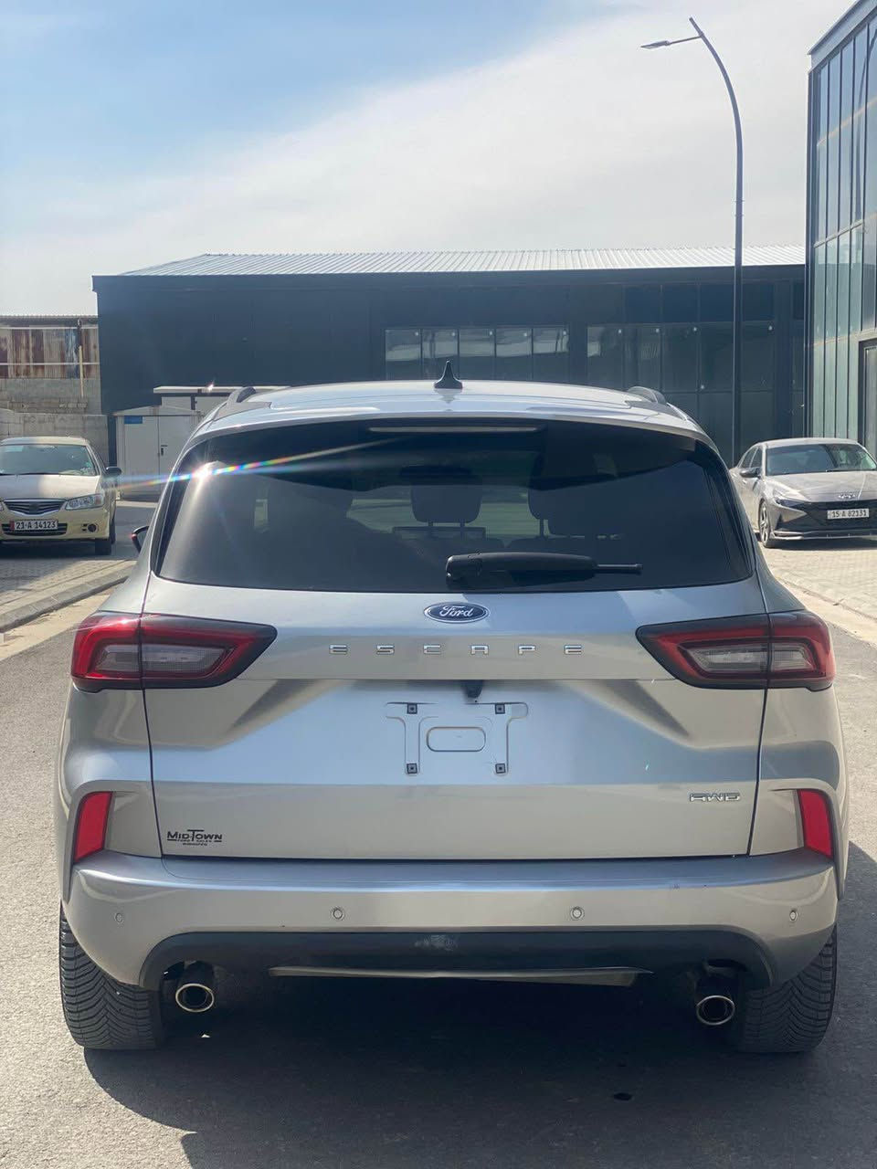 FORD ESCAPE 2024
ST-LINE
1.5L ٣ سلندر
رەقەم کاتی 
فول مواسەفات تەنها پانۆراما نیە
تەنها بۆنید بۆیاخە
ئێرباگ تەنها شان سیستەم
رۆشتنی 4 هەزار
ناونیشان سلێمانی
سعری 135 ورقە
***********
………. 
FORD ESCAPE 2024
ST-LINE
رقم کاتی 
٣ سلندر 1.5L
بصمە کامیرا
شاشە جبیر 
بریک بصمە رادار 
حساس 
ماشي ٤ الف 
مکان سلیماني
سعر 135 ورقە 
*********** السليمانية, العراق
