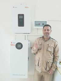 طاقة شمسية • بطارية 16 كيلو • الشرقاط اسديرة الفياض