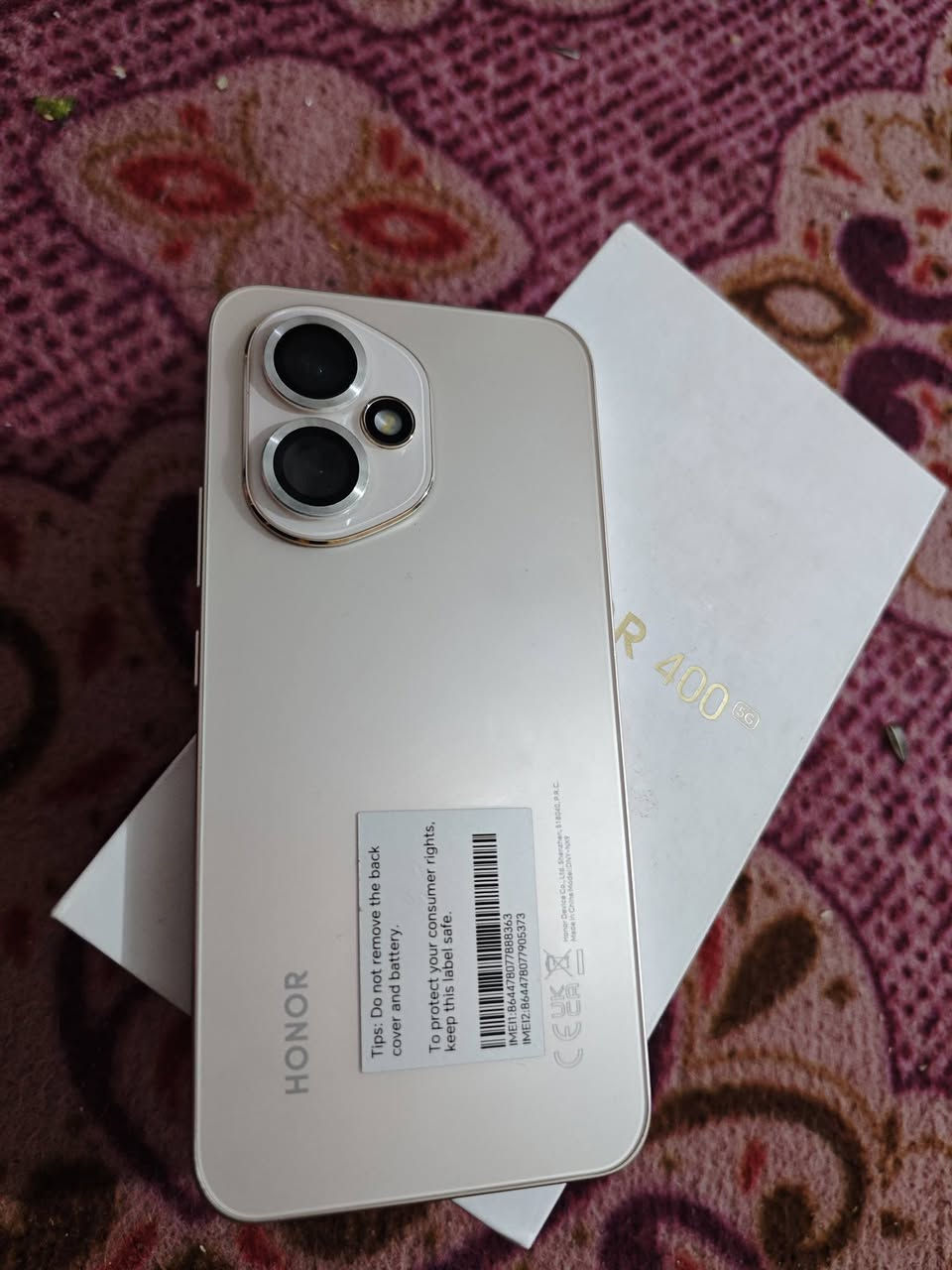 هونر 400 5G  ذاكره ٥١٢ جهاز جديد صار اقل شهر من ماخذه ملحقاته كامله سعره ٤٠٠ قفل سعر جديد ٥١٥  اخوان بيع فقط بدون مراوس ماعدي توصيل بغداد حي اور


**إذا كنت صاحب هذا الإعلان وتريد حذفه لأي سبب، رجاءا أرسل رسالة إلى الدعم الفني**