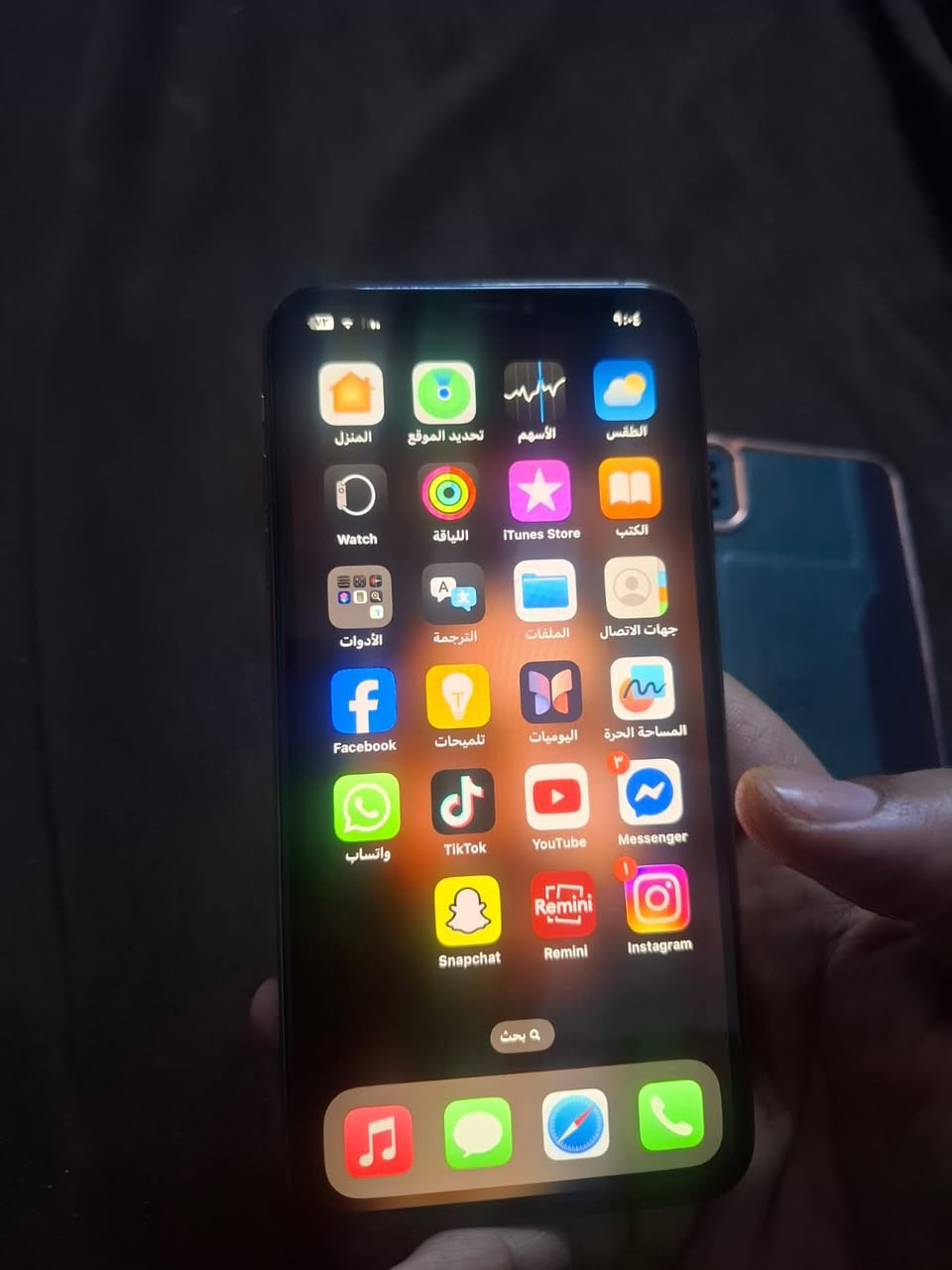 اكس أس ماكس
ذاكره512بطاريه ابلاديه  نسبتهه 77 جهاز نضافه 100 ب 100 فقط بصمه وجه متوقفه 
   
الباقي كله شغال ع فحص 
كامرات  ✅اتصال ✅سيمكرت ✅وأي فأي
سيمكرت اتصال فرمته كله شغال 
الون الذهبي جهاز مفول وذاكرته 512
يرهم بيع او مراوس سعر 200مجال كلش بسيط مكاني مدينه الصدر ماعندي توصيل ***********
