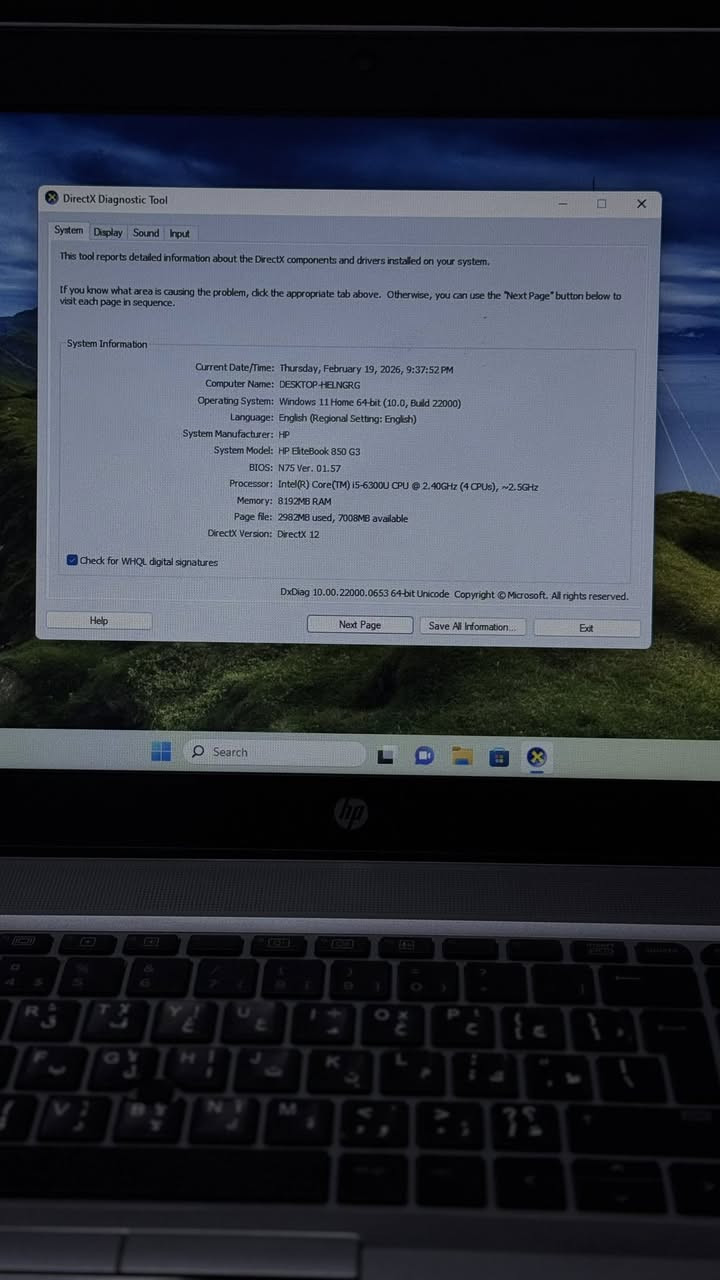 لابتوب HP للبيع
الجهاز نظيف ومرتب وجاهز للاستخدام، مناسب للدراسة والعمل والاستخدام اليومي.

النوع: HP
المعالج: Core i5 الجيل السادس
حجم الشاشة : 15.6
الحالة: نظافة 95%
البطارية: بحالة جيدة جدًا
إضاءة لد في الكيبورد 

جميع المواصفات: بالصور المرفقة

قيمه بما يرضي الله


**إذا كنت صاحب هذا الإعلان وتريد حذفه لأي سبب، رجاءا أرسل رسالة إلى الدعم الفني**