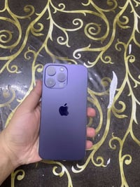 ايفون 14 برو ماكس بنفسجي نظافة 100‎%‎ ذاكرة 128  بطارية 93 السعر 750 ا...