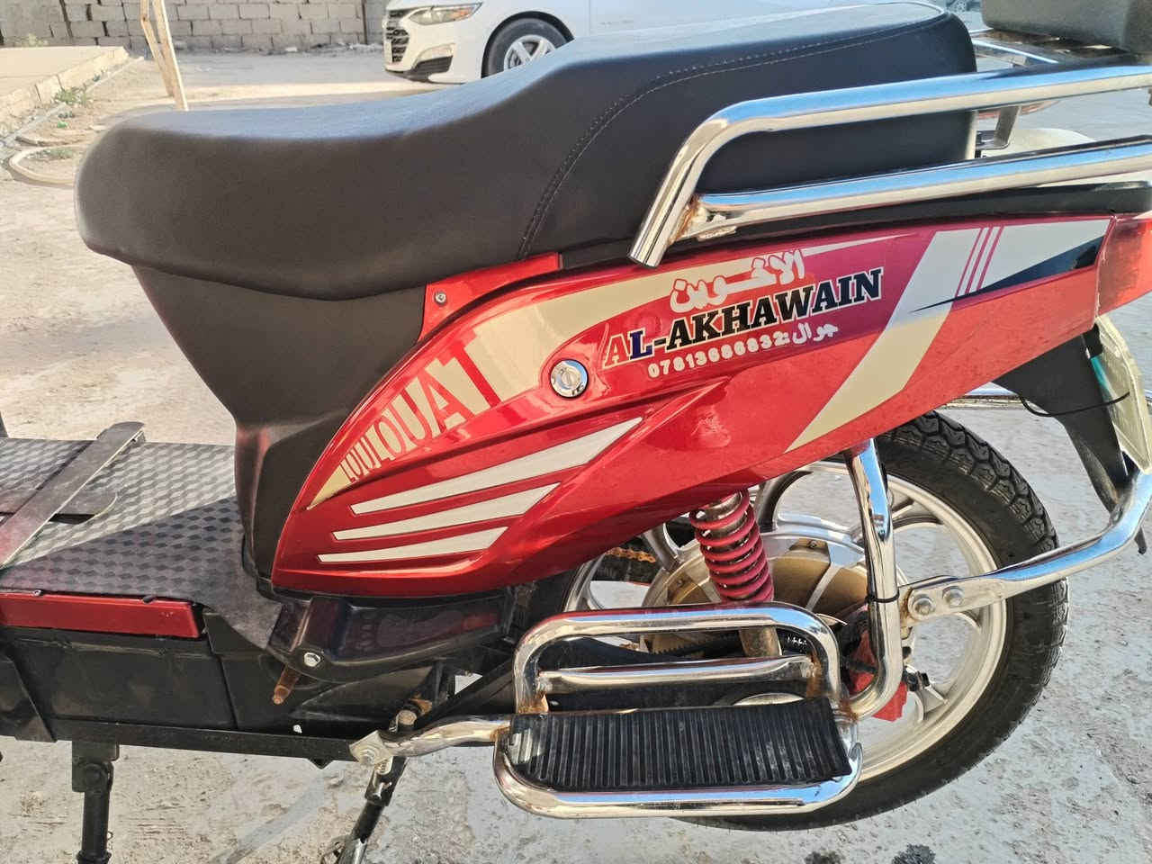 دراجة للبيع الخوين موديل 26بصمه يدوي 6بطاريات جدد جهاز مانع سرقة جادر ويا كهرباىيات  شقالة دراجة نضيفه  سعر  550وبي مجال ***********
