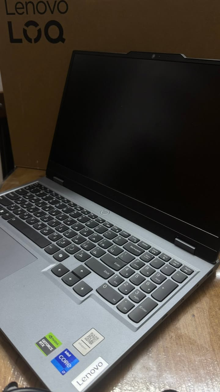 ~ Lenovo LOQ 15IRX9 - BDIN ~
CPU - Intel Core™️ i7-13650HX  Gen 13 

RAM - 16GB DDR5-4800 

STORAGE - 1TB SSD NVMe  PCIe 4.0

GPU - NVIDIA RTX 4060 8GB GDDR6  (115W)

Display - 15.6" FHD (1920x1080) IPS 300nits Anti-glare, 100% sRGB, 144Hz, G-SYNC

Keyboard - English & Arabic - Backlit

OS - Without Os

🔴السعر اكتب تم بالتعليق يوصلك 🔴
مكاني بغداد
للتواصل على هذا الرقم ***********
