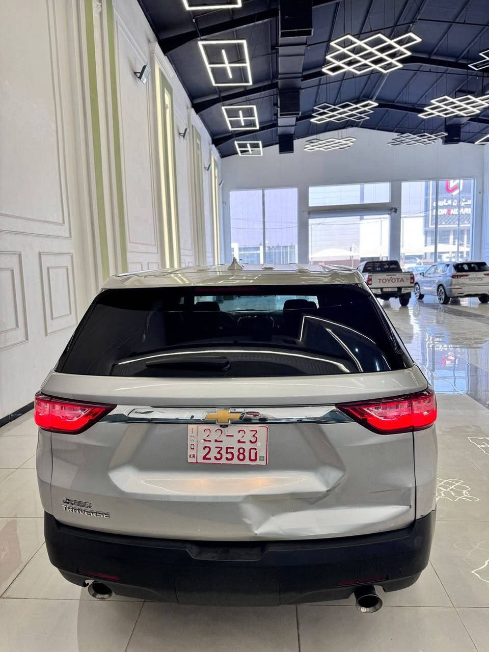 ⚫️Chevrolte Traverse⚫️

🔺️مۆدیل : 2021 ✔️

🔺️بۆیاغ : دەرگای پشتەوە تەعدیلە ، سندوق قۆپەکی هەیە ✔️

🔺️نرخ : 185$ 💵 مەجال 

🔺️ژمارەی تەلەفۆن :
*********** أربيل, العراق
