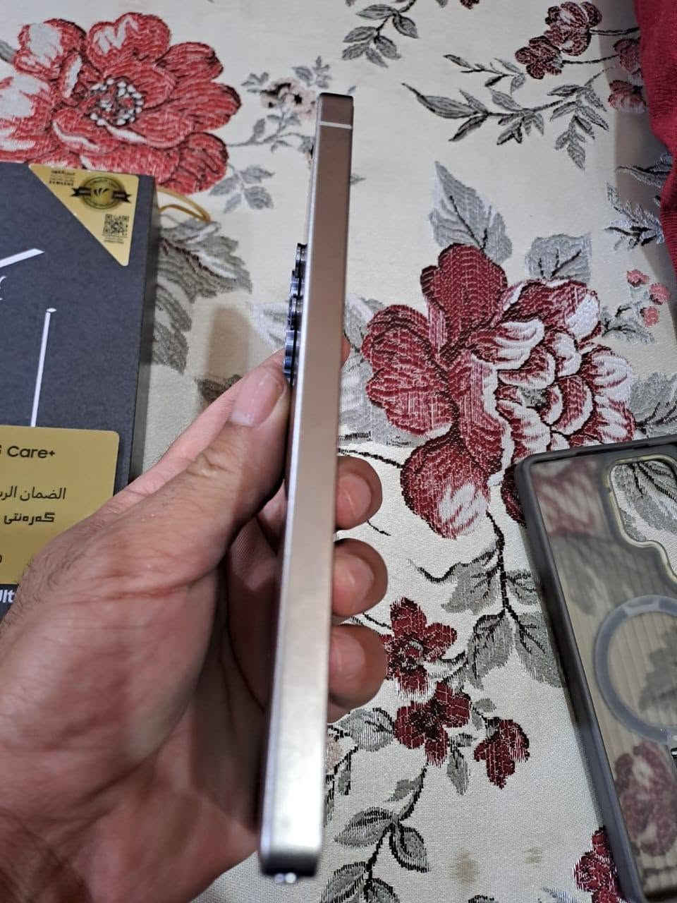 السلام عليكم للبيع اس 25 الترا ذاكرة 256  نضافة الجهاز 100%100 مكفول كفاله عامه عين الفهد خطين
ملحقات كاملة +حماية كامرة +لزكة الشاشة +3حافظات 
السعر 1200 بي مجال قليل 
عنواني بغداد تقاطع النهروان 

رقمي *********** واتساب خاص متواجد 

الجهاز تجي تاخذة من باب البيت واني خادم
السلام عليكم للبيع اس 25 الترا ذاكرة 256  نضافة الجهاز 100%100 مكفول كفاله عامه عين الفهد خطين
