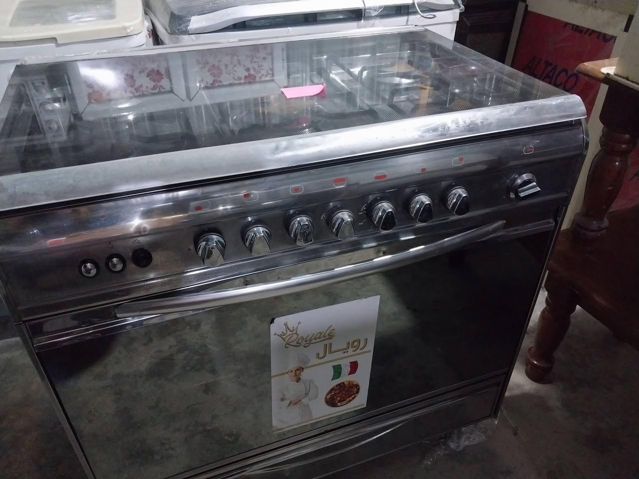 يتوفر لدينا 
انواع الطباخات 
الكريازي 😍
والمصري 😍
مكنسه الكهربائيه 
انواع الغسالات 😍

مدخل الجسر الحبانية 
***********
حارث ##
