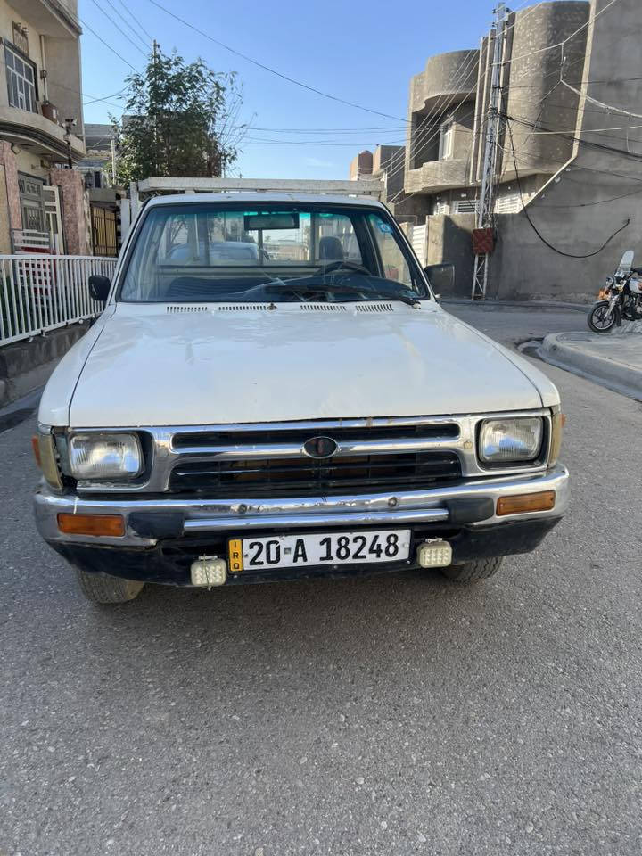 اللهم صلي على محمد وال محمد
تيوتا بيكم موديل ٩٠ للبيع سيارة جاهزه ونضيفه مكينه وكير وگشر كلة نضيف تخم تاير جديد دوشمة جديدة وباتري جديد السعر ٤٥وبيها مجال للاستفسار ***********
