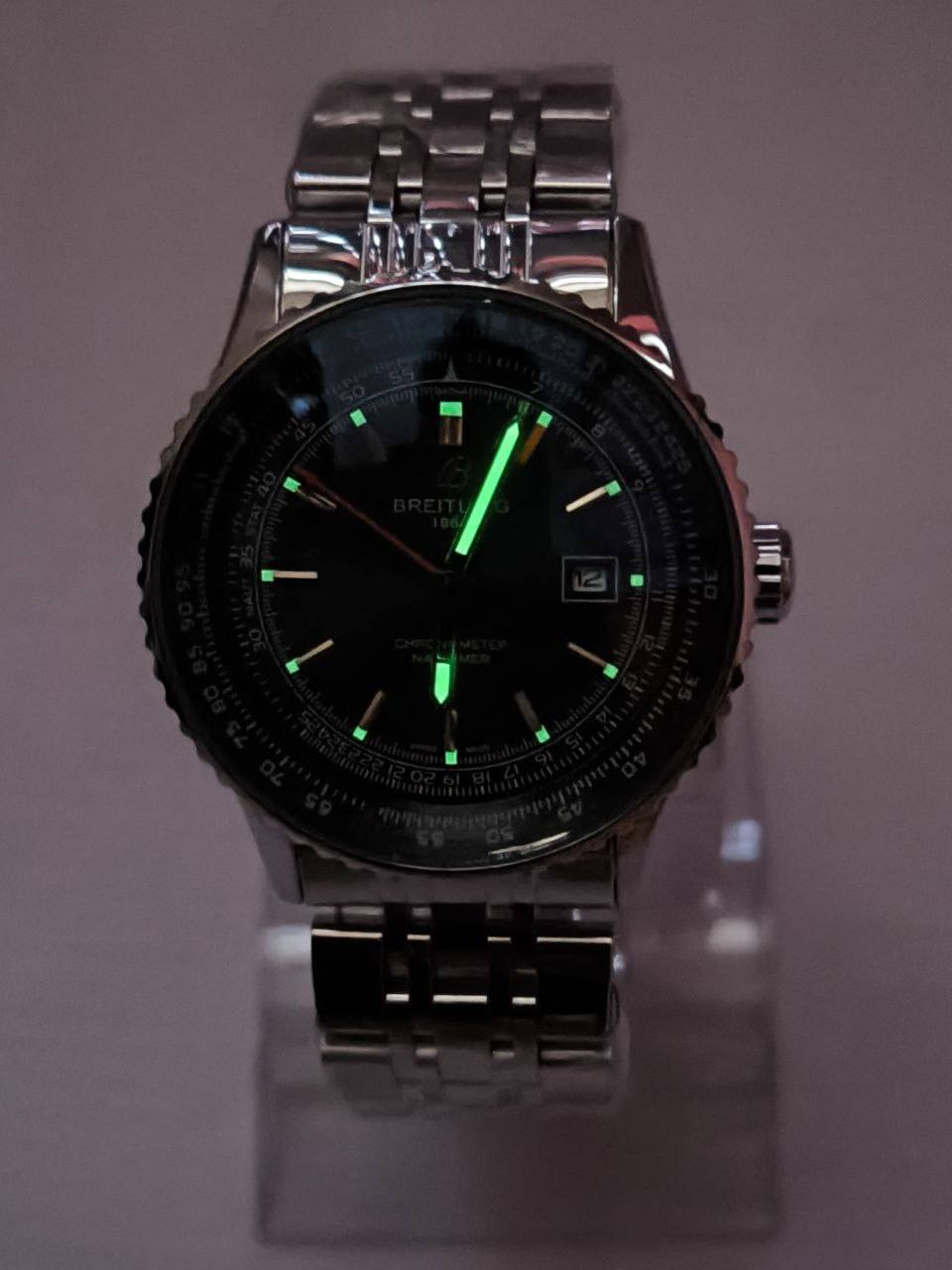 ساعة من ماركة برتلنغ Breitling
تحفة فنية 
مصممة للطيارين الحرفين والقباطن
مكينة كوارتز
ميناء فخمة مزودة بمنفذ تاريخ فول لامينوس اميال و ارقام
زجاج زفير ضد الخدش
مقاومة ماء وغبار 
رنك دوار 
سير ستانلس ستيل جودة عالية 
قفل فراشة 
الساعة مختمة بالكامل 
 
السعر : 30 ع اول تم
 للحجز والاستفسار يرجى مراسلة الصفحه


**إذا كنت صاحب هذا الإعلان وتريد حذفه لأي سبب، رجاءا أرسل رسالة إلى الدعم الفني**