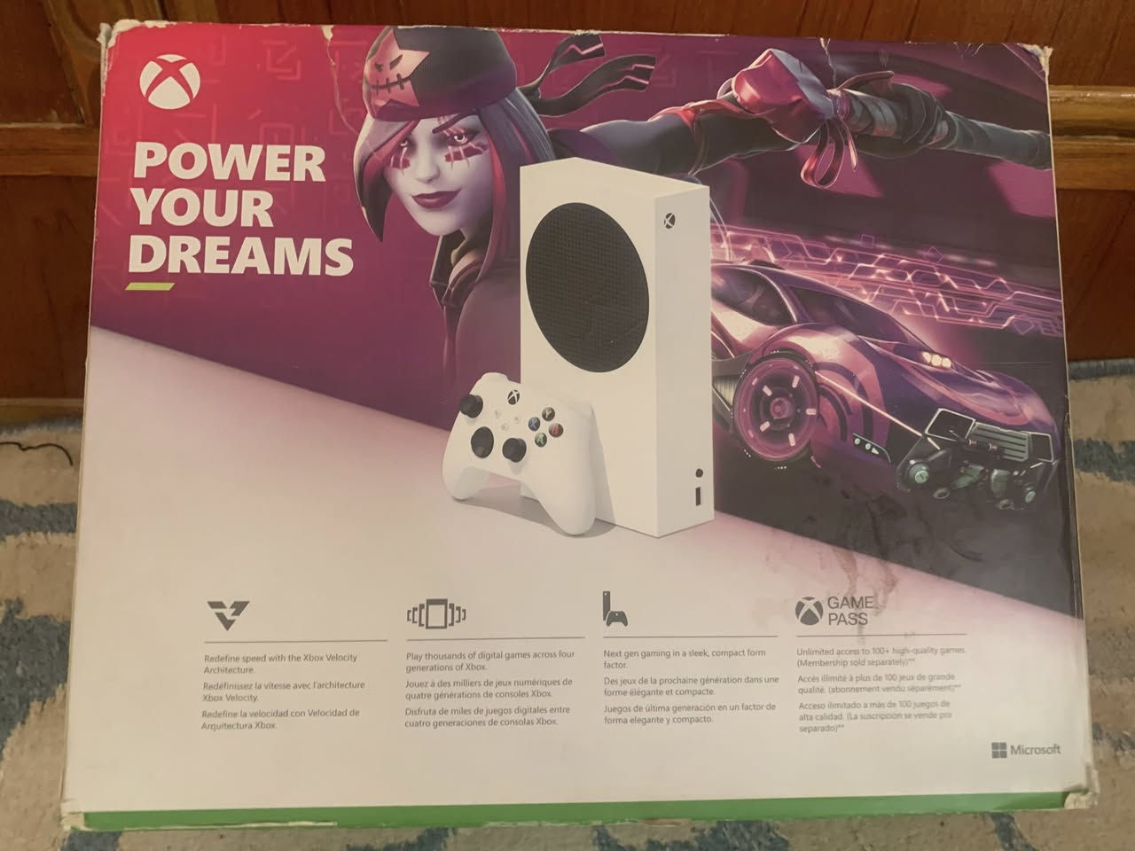 اكس بوكس سيريس إس إصدار ٢٠٢٤ ضمان ما مفتوح النضافه ١٠٠٪ وجميع ملحقاته موجوده على وضع الشركه و قبل شهرين اشتريته ١٣٠ ألف السعر كامل s
الاكس بوكس ب ٤٢٠ وبي مجال بسيط ملاحضه بيه كيم
باس شهرين


**إذا كنت صاحب هذا الإعلان وتريد حذفه لأي سبب، رجاءا أرسل رسالة إلى الدعم الفني**