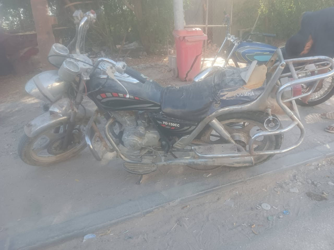 دراجه محرك جديد بس متروكه رايده 270 بيه مجال  مكاني نجف *********** حتلو مراوس بستوته  اطي فرق بسيط
