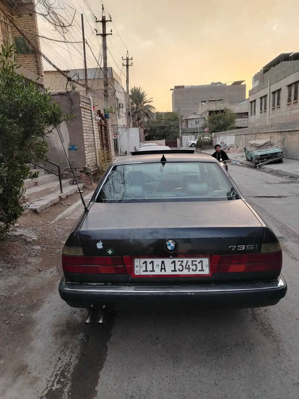 سلام عليكم ابيع بي ام 735
مكينه كير مكفولات تبريد ثلج باتري جديد
كهربايات كلة شغالة تخم تايرجديد
مكفوله كفاله عامه بدون صبغ بيه طخه بصيطه
صدر امامي خلفي جديد سيارة جديده نشطه
غرفه دوشمه جديدة مكينه شك لكاع مري تحكم
سلايت شغال ٤ جام كهرباء سياره ما تصرف على الف
ترايك وين ما تريد السعر ٤٥  بيه مجال
مكان بغدادجميلةثانيه ***********
