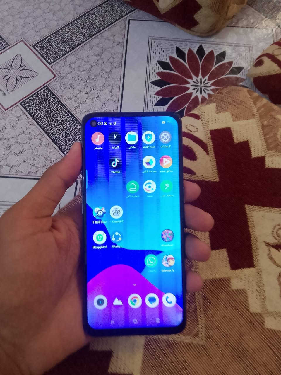 جهاز الثالث شغال كله فقط عندك خطوط ضئيله بالشاشه واستعماله طبيعي جدا Realme Q 3 pro


**إذا كنت صاحب هذا الإعلان وتريد حذفه لأي سبب، رجاءا أرسل رسالة إلى الدعم الفني**