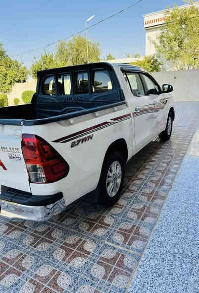 هايلوكس ماشيه ٨٦ 
موديل ٢٠٢٢ 
رقم بغداد انكليزي  بسمي هزه جديدة صار اقل من شهر 
السعر ٢٦٨ بي مجال بسيط حق الجية 
فول مواصفات 
ترحيب 
بصمه عدد ٢
واير لس
كاربلي 
تبريد تدفئه بالكشنات
مري شفط  
السياره جديده خير من الله طخها ماطور بالجلغ الامامي الايسر طخه جداً بسيطة على اثرها بدلنه الجاملغ بشركة ساز في اربيل 
يعني اذا تجي تشوفه تكول ممبدل اصلاً  

العنوان ديالى المقدادية 
***********
