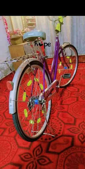 السلام عليكم بايسكل للبيع حجم 27 بريكات امام وخلفي السعر 140 المكان مجر الكبير رقم الهاتف ***********
