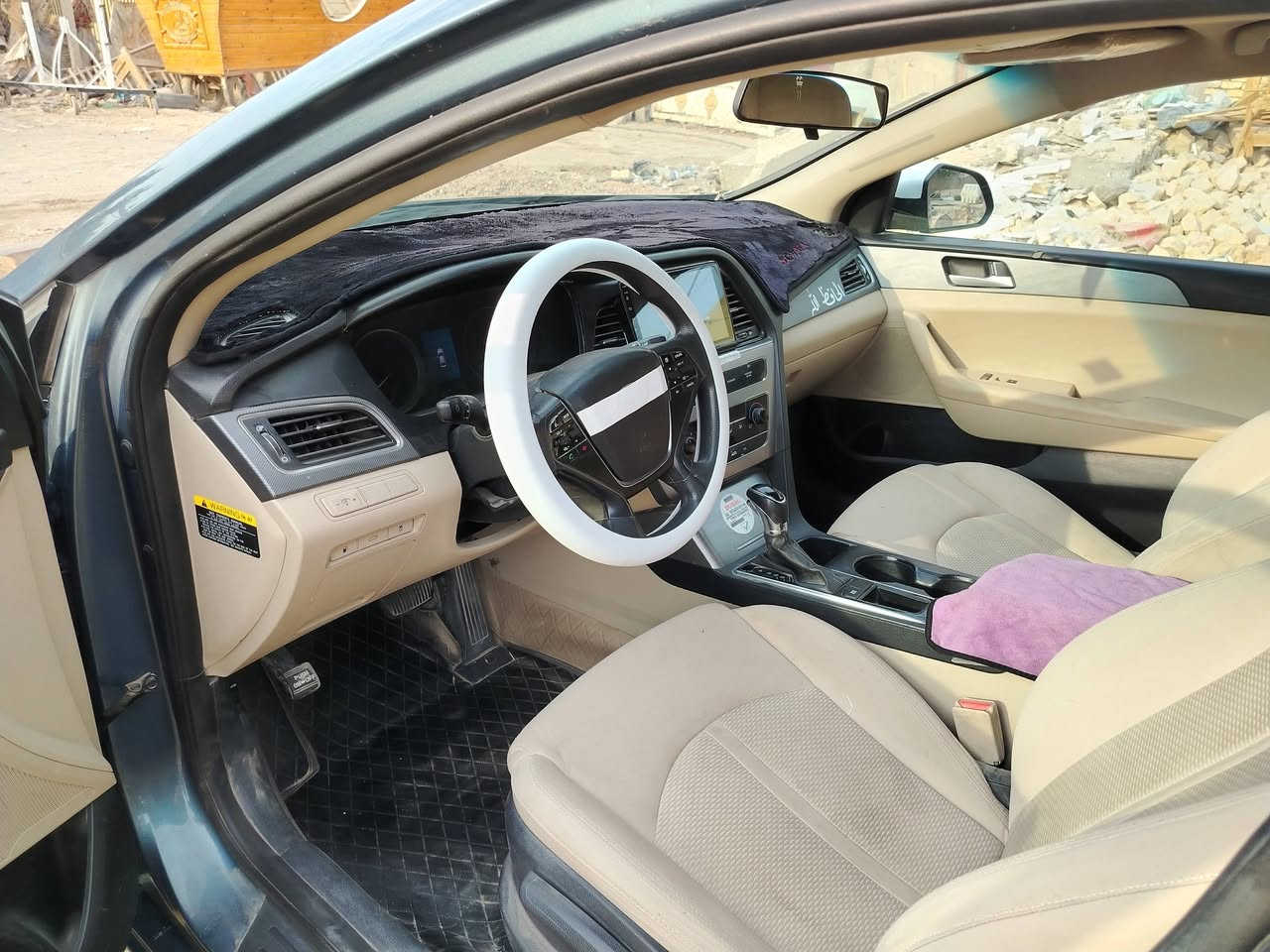 هونداي سوناتا موديل 2017ورد امريكي حادثه تبديل بنيد وبارد بل جاملغ الامامي قليل لباقي مكفوله ليبل وحد عده البنيد رقم أربيل تريد تحويل تريد وكاله حاضر  موصفات شاشه تحكم جهتين قفل سرعه مود درايف ٣ نواع قياده داخل بيجي ماشيه ٩٧ محرك 2400 ع فحص سياره جهازه  بيع مستعجل 108 مكاني ديوانيه حي العسكري ***********
