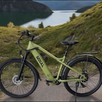 ‼️عرض بايسكل شحن اصلي ماركه MINAL الون زيتوني مع بايسكل ماركه NEUZER ل...