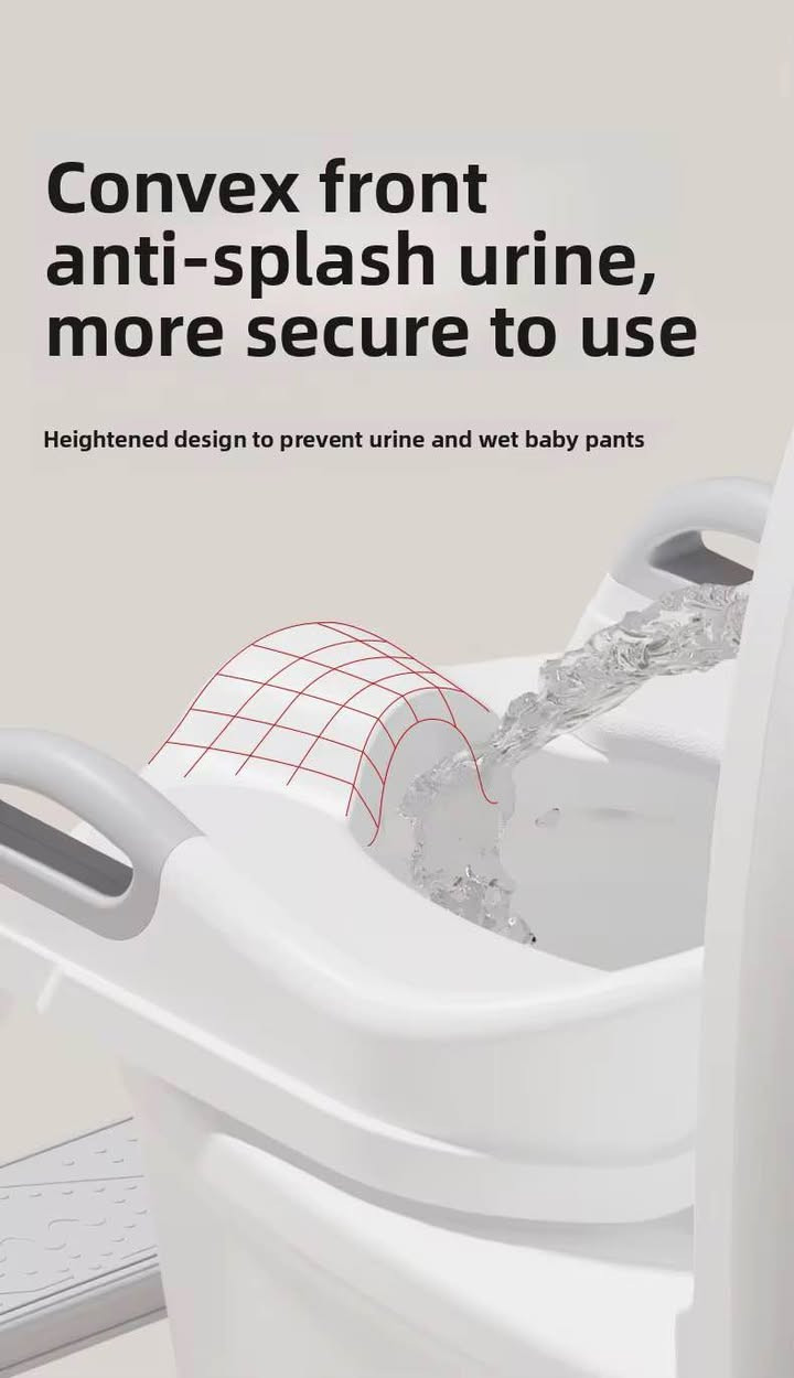 مقعد تدريب أطفال للمرحاض مع سلم قابل للتعديل – لون رمادي

• مقعد تدريب مخصص للأطفال يُثبت على المرحاض ويأتي مع سلم لمساعدة الطفل على الصعود بسهولة.

• تصميم عملي يجمع بين مقعد المرحاض وسلّم بدرجتين لتسهيل الاستخدام اليومي.

• السلم قابل للتعديل على الارتفاع المناسب حسب الحاجة.

• يحتوي على دواسة قدم سفلية لتثبيت السلم أثناء الاستخدام.

• يأتي مع شريط مانع للانزلاق يُركّب خلف المقعد.

• تركيب بسيط بخطوات واضحة مع مسامير تثبيت مرفقة داخل العلبة.

• الوزن الصافي (N.W): 1.2 كغم
• الوزن الإجمالي (G.W): 1.5 كغم

محتويات العلبة

• مقعد مرحاض للأطفال
• أرجل سلم علوية
• أرجل سلم سفلية
• دواسة قدم
• مسامير تثبيت
• إكسسوارات التركيب
• دليل تعليمات التركيب حلة, بابل


**إذا كنت صاحب هذا الإعلان وتريد حذفه لأي سبب، رجاءا أرسل رسالة إلى الدعم الفني**