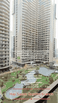 Furnished Apartment for rent located in Erbil,
In Quattro towers, with an area of 85m
(1+1) One Bedrooms with kitchen 
✅ The price is 450$ per month 

Consists of:
- 1 Living room
- 1 bedroom 
- 1 bathroom
-  kitchen
-  balcony 
Floor no: 6 with inside view 
(other offers are available)

✅ Contact us on WhatsApp :
📞 0750 282 11 52
📞 0750 272 11 52
#apartmentforrent #apartment #erbil #empire #GoldenZone #apartmentforrentinerbil #RealEstateAgent
