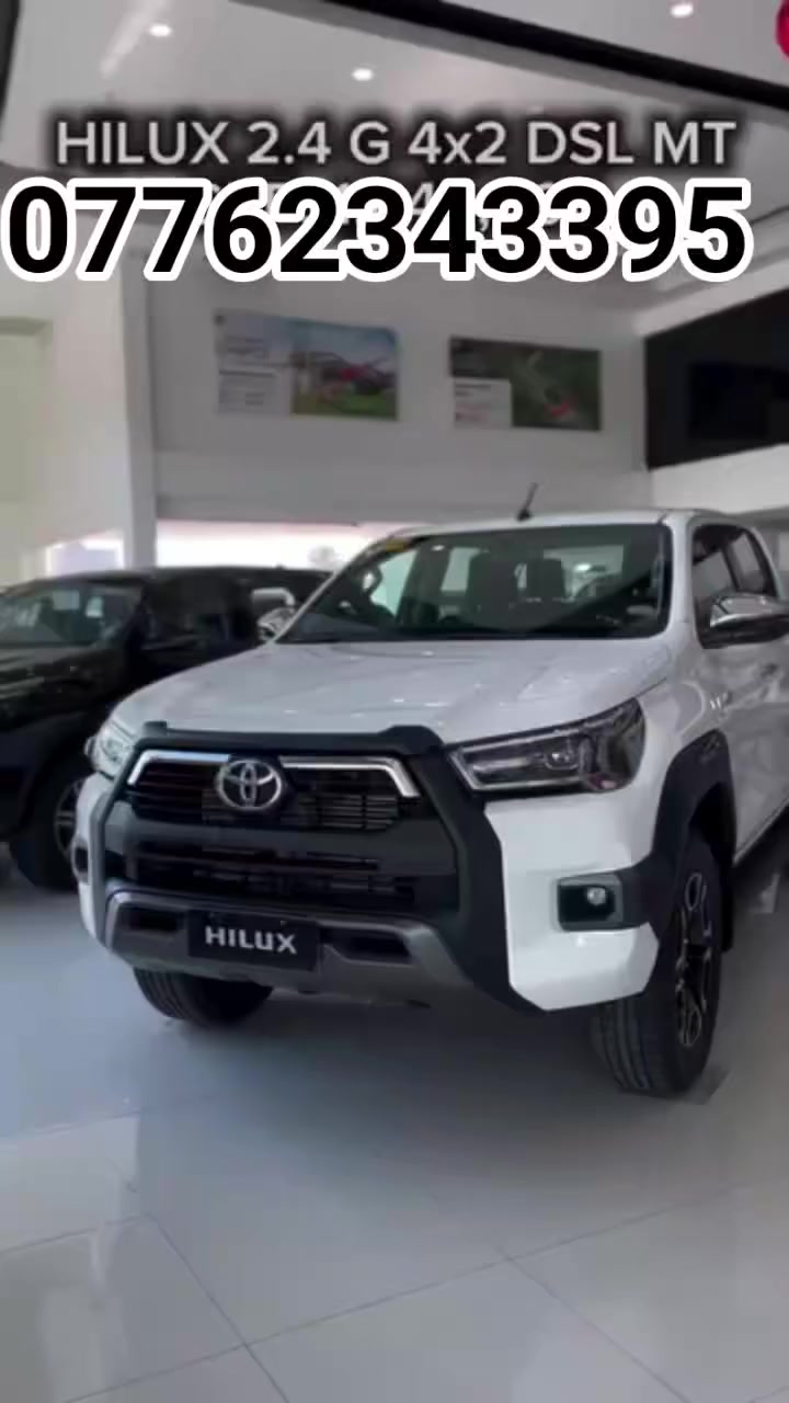 سيارات نوع هيلوكس GR /هيلوكس،4سلندر  ادفنشر،  2025
بلقسط السنوي وبدون كفيل على كمبيالات بعد لاستلام بسعر سياره مع رقم باسمك 

كيات حمل موديل 2025 
2700
3000
4000

فقط راسلنا للمعلومات 
***********
