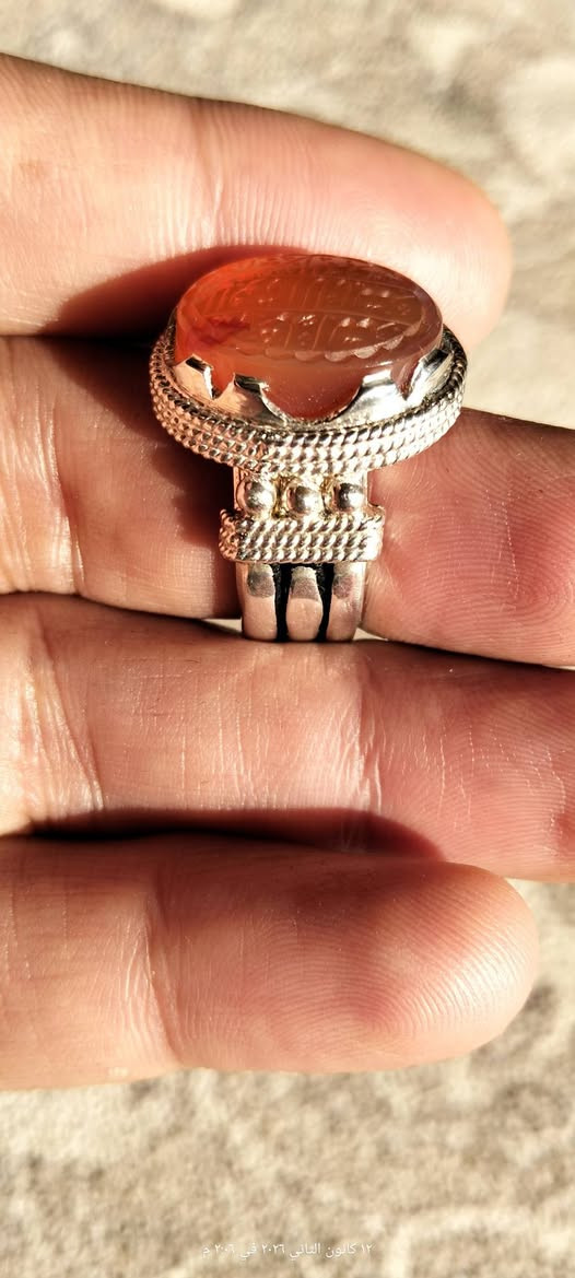 خاتم يماني مشمشي مزعفرللبيع بغداد الحبيبيه للتواصل عالخاص وات ساب يوجد توصيل ***********6 
@إشارة
