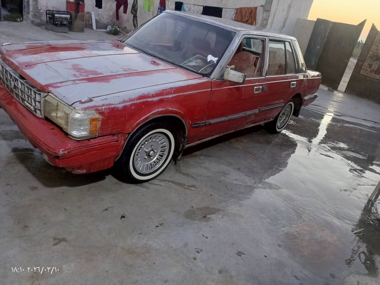 السلام عليكم سوبر البيع موديل 85 تخم تاير جديد باتري جديد محرك ثنين ونص نضيف كير نضيف سياره جاهزه لايت عالي ناصي حداديه جديده صبق شركه كهربايات كلها شغاله وكاله عامه وذا تريد هاذا رقم وتعال نتتصال *********** مكلف بنشرر 👍🏻
