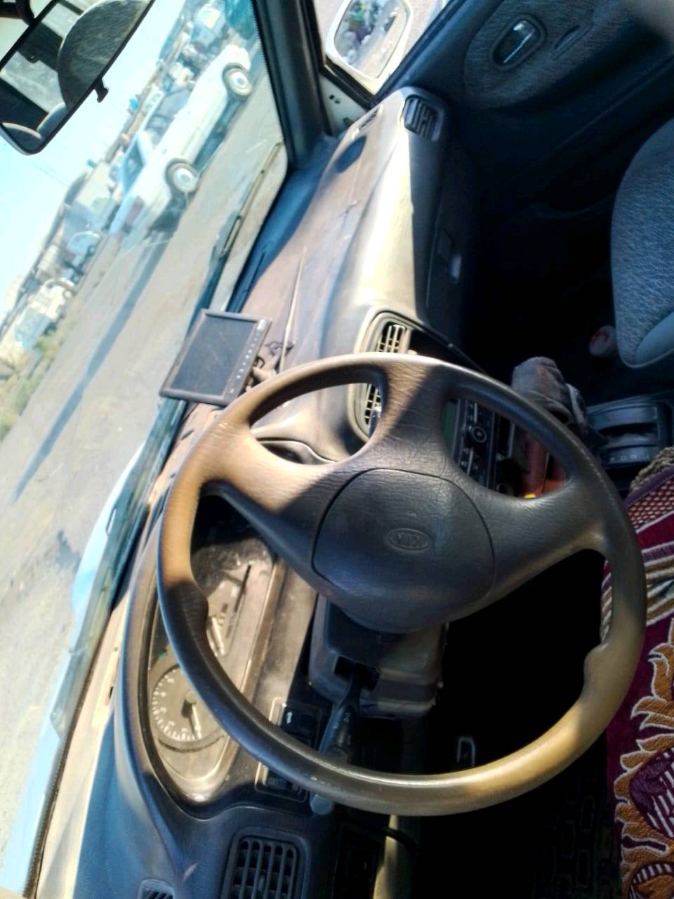 كيا سبورتج موديل 1996 محرك ياباني مصبوغ صبغ عام للجماليه عنوان بغداد الحبيبيه مقابيل مطعم وليد ابو الكص