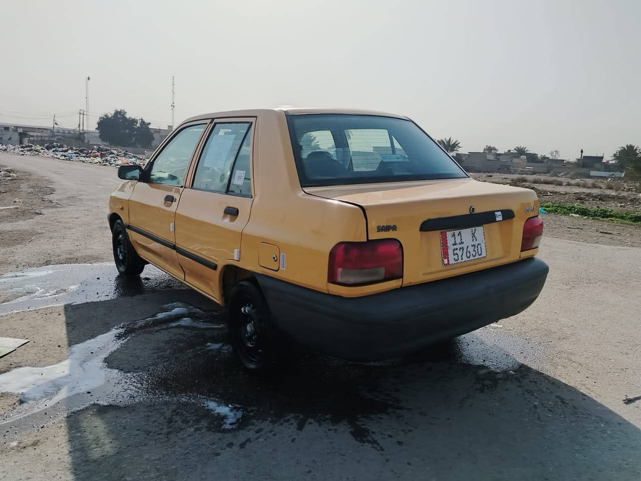 سلام عليكم سايبا موديل ٢٠١٧ سياره لاضربه ولا صبغ بيها فقط بارد سياره بسمي تحويل ثاني يوم مصفره هيئه وغرامات مكينه وكير مكفولات شواصيها حلوات سياره جاهزه مدوشمه سعر٤٣ وبي مجال مكاني بغداد رقم الهاتف ***********
