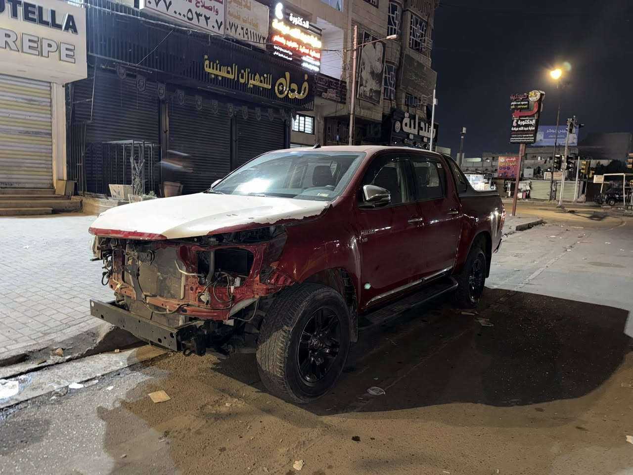 سلام عليكم هايلوكس TRD 2021 ابيعها على حادثها السيارة تشتغل وتمشي رقم سليمانية ايرباكات طاكة ماشيه 64الف مكينه 6سلند فول موصفات سعره 245بيه مجال حك جيه   اعتذر عن المراوس مكاني بغداد شراي يتصل ***********اعتذر عل مرواس غير متواجد عل فيس مكلف بل نشر
