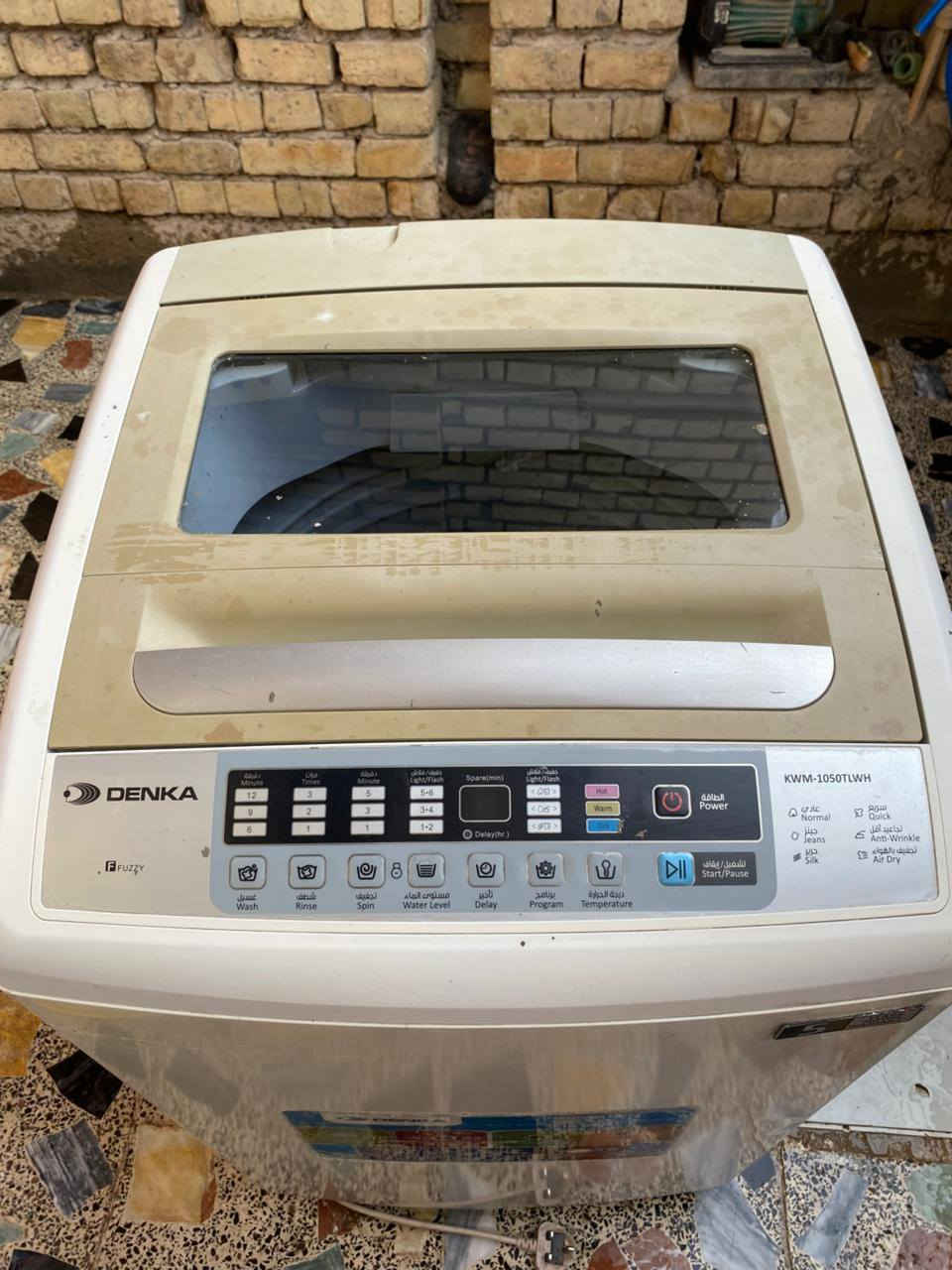 غسالة اوتوماتيك دنكا ١١ كيلو نظيفة وشغالة على الفحص السعر. ١٢٥ وبية مجال بسيط التواصل *********** واتساب فقط مكاني نهاية حي اور
