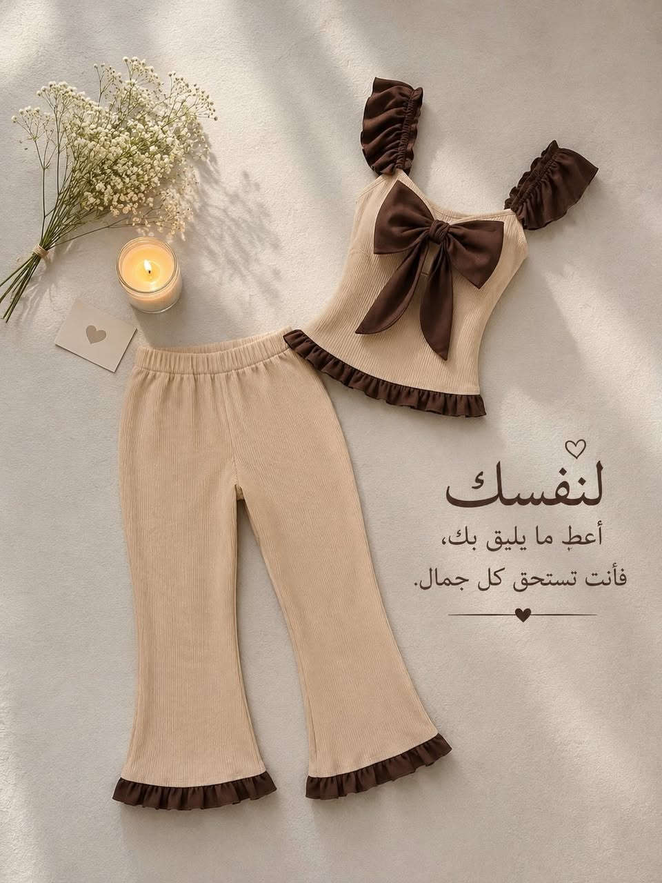 ✨ لأن الأناقة تبدأ من راحتك ✨
ستايل ناعم، خامة تريحك، ولمسة تخليكِ الأجمل 

💫 دللي نفسك بإطلالة كلها نعومة وأناقة
لأنك تستحقين كل شي حلو الاستفسار مواصله ع واتساب ***********
