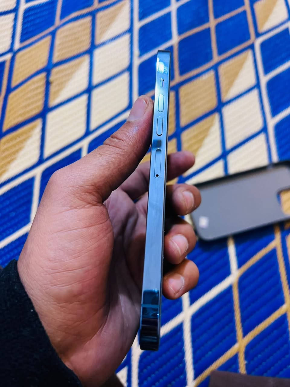 سلام عليكم ايفون 13 برو ماكس 
كفاله نضافه100 
بطاريه85 بلاديه
ذاكره256دبل خط    دبل خط 
CH
نموذج M
شرط الفحص وين مايعجبك 
افحص كفاله من الفتح كله بلادي 
مكاني نجف السعر 775وبي مجال حق الجيه 
كارتون مطابق ***********
