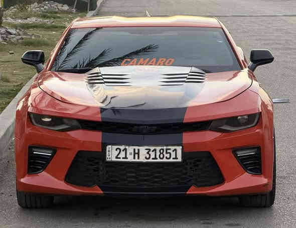 كمارو 2019 لون مميز 
شباب سياره عليه تزويد كلش مرتب من دوسات وجاملغات اشاره حفر لد بنيد محدث سبايدر كورفيت 
دفيوز اصلي 
بك لايت لد اصلي 
تخم تاير جديد 
صدر امامي خلفي جديد
كير ومكينه شرط الفحص 
داخل برتقالي 
ماشيه 97 الف فقط 
مكان السياره بغداد حي الجهاد 
السعر ١٣٧ وبيه مجال 
*********** ☎️ 
حادث السياره جاملغ وبنيد وبلعراق نصف جاملغ الخلفي فقط بدون دواخل لغد شاصي مكفولات
