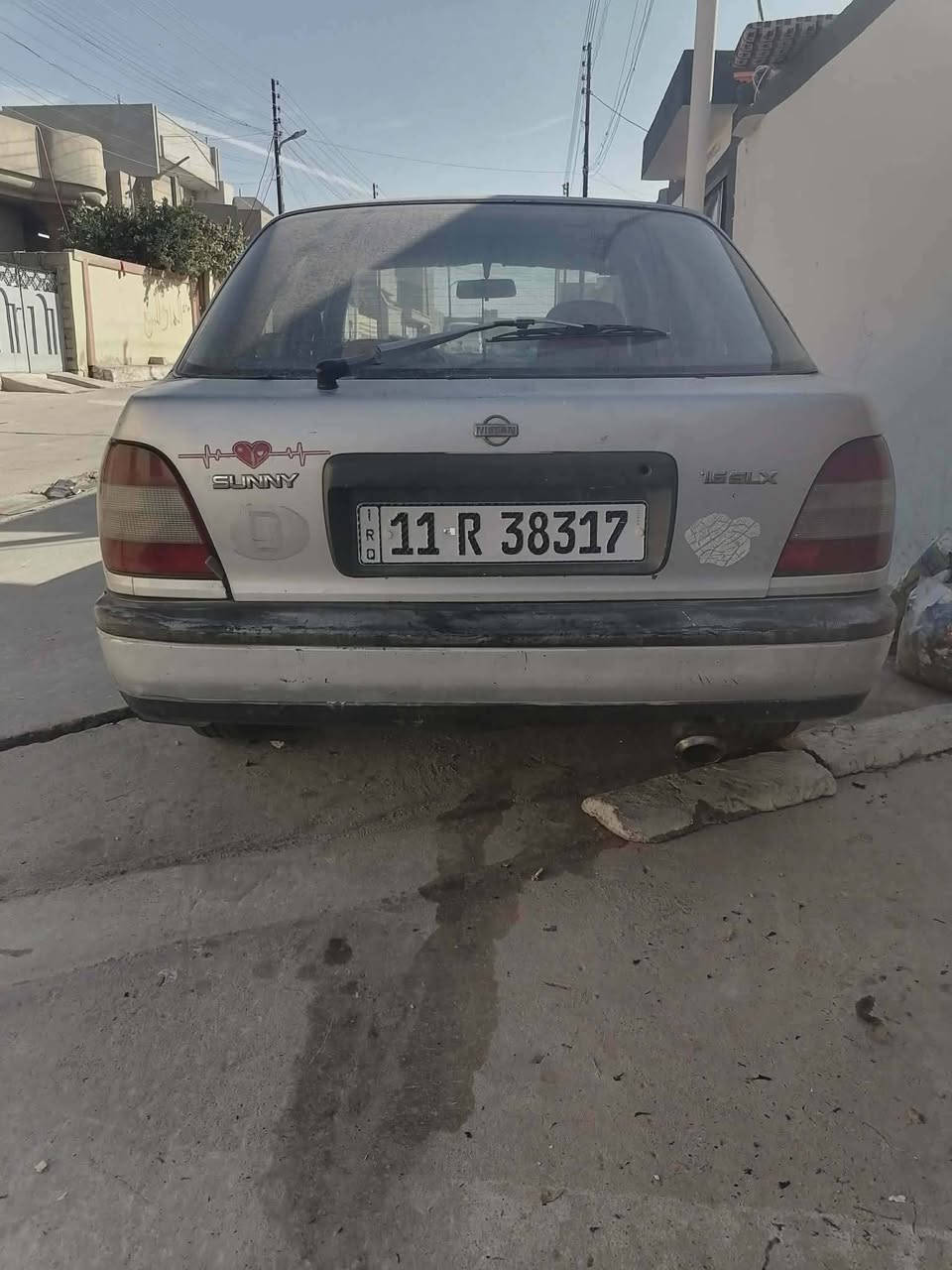 السلام عليكم
بيع مستعجل للبيع
نيسان صني
بسمي رقم انگليزي هزة لغاية الشهر 6/2026 سيارة گاعدة وحلوة  بدون صبغ بدون ضرر قوي بيهة تصليح دواير خياس فقط كهربائيات كلهة شغالة تايرات جدد صدر نص عمر  باتري جديد  كابريتا جديدة كير شرط محرك دخان من باردة من تحمة يگطع الفيتر يكول لاستيك ولف
 السعر 25 وبيهة شوية مجال ماكو هيج سعر مستعجل اريد ابيع 
***********
